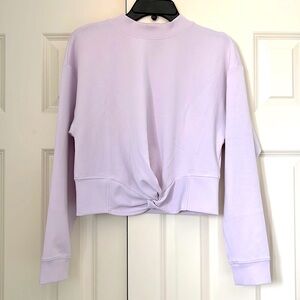 Club Monaco Knot Crop Top